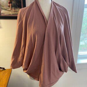 Pink Cape Wrap Poncho (xs)